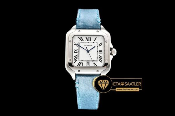 CAR0430G -Santos D Cartier 2018 Ladies SSLE (Blue)Wht Swiss Qtz - 06.jpg